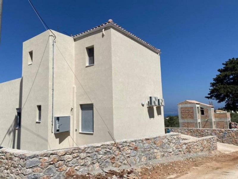 Kefalas Chania Kreta, Kefalas: Neu gebaute Villa mit fantastischem Meerblick zu verkaufen Haus kaufen